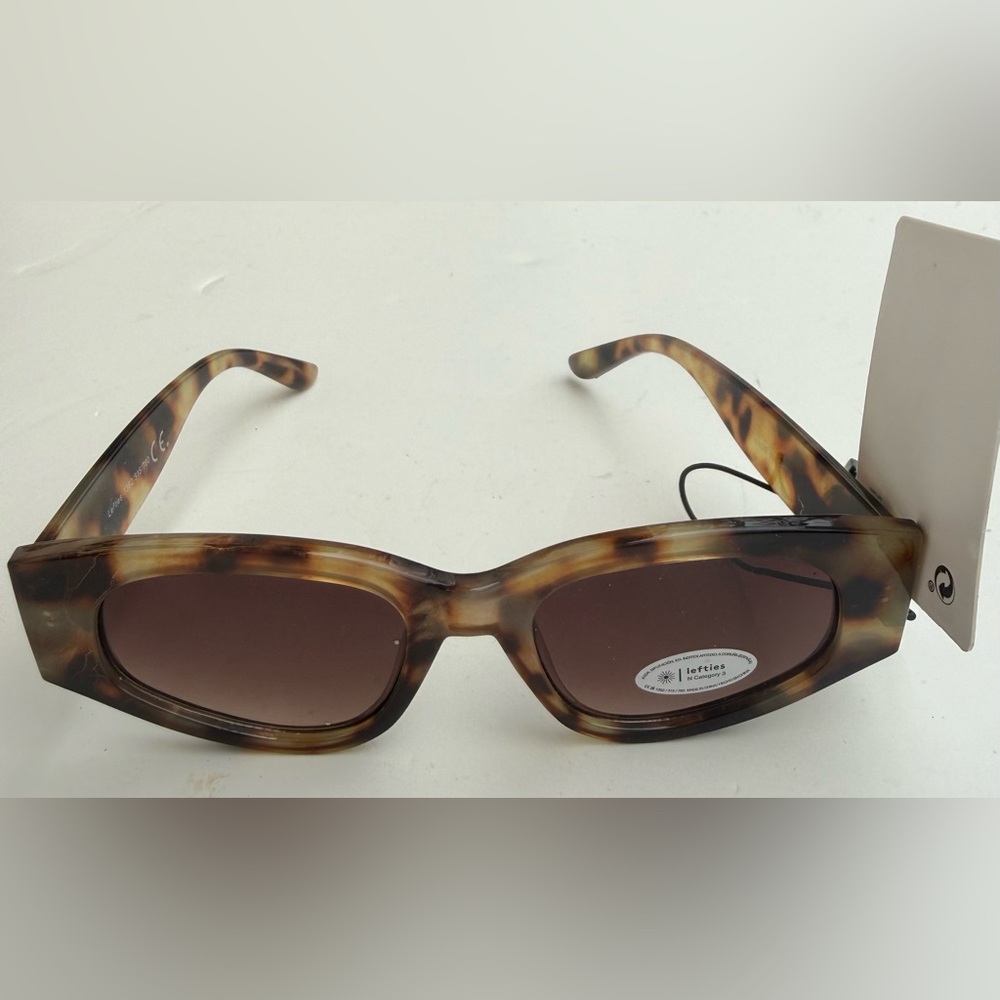Lefties Tortoiseshell Rectangular Sunglasses NWT … - image 2